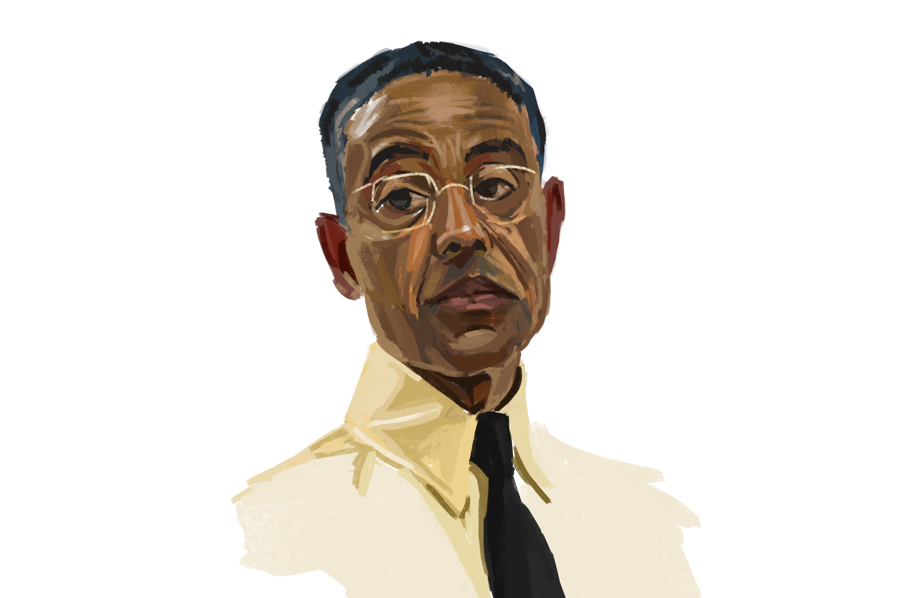 Gus, digital painting print