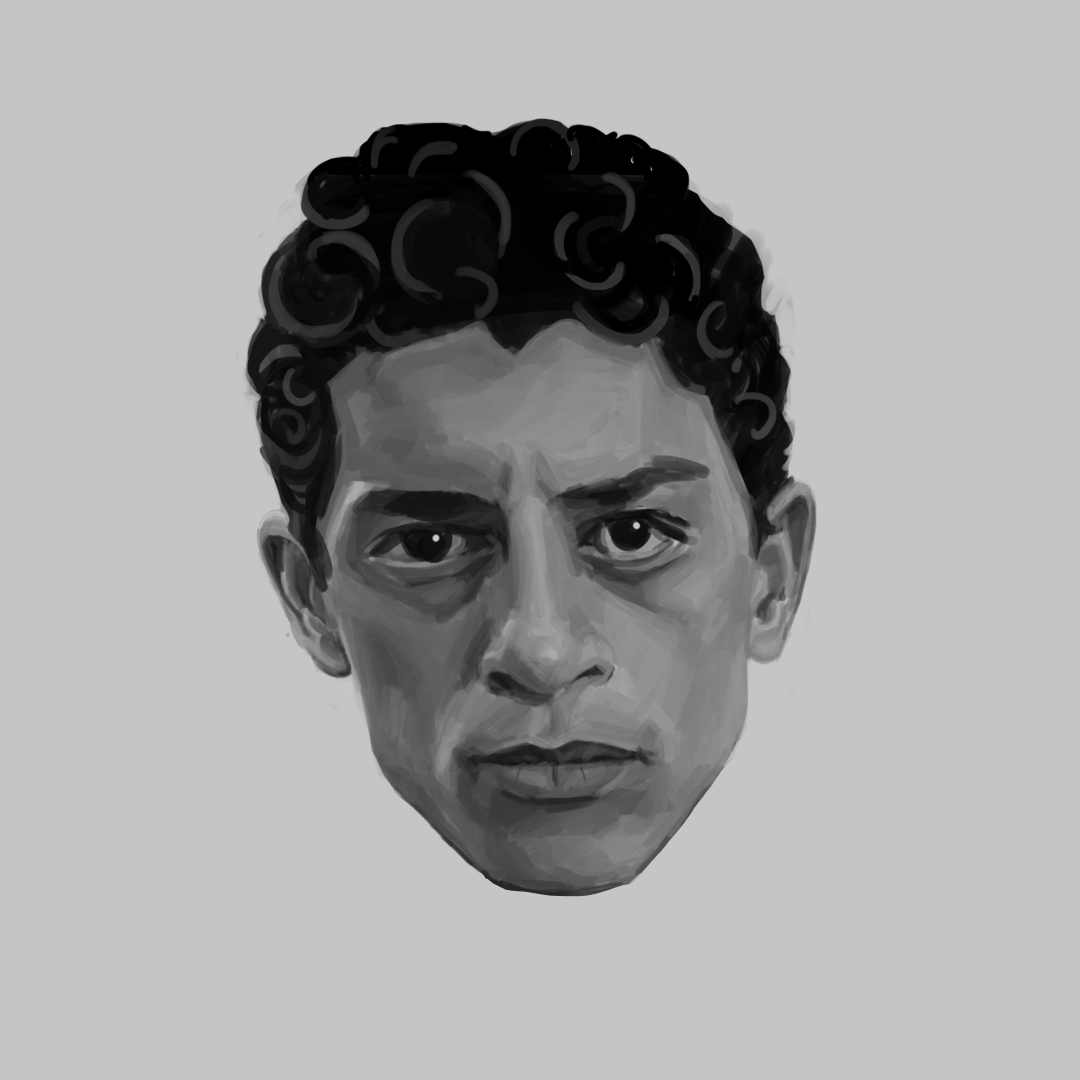 Saiid, digital painting print