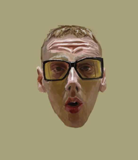 Spud, digital painting print